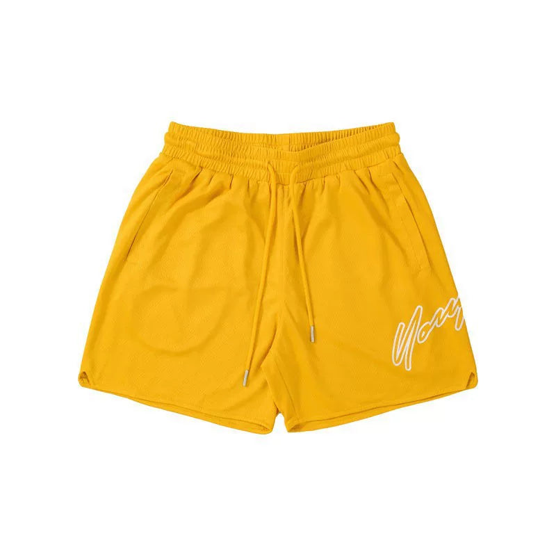 YONGLA men's shorts for summer sports and leisure, quick drying breathable beach pants, basketball training vest, camisole