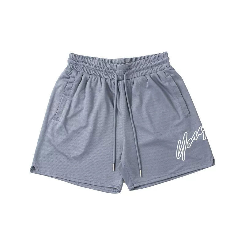 YONGLA men's shorts for summer sports and leisure, quick drying breathable beach pants, basketball training vest, camisole