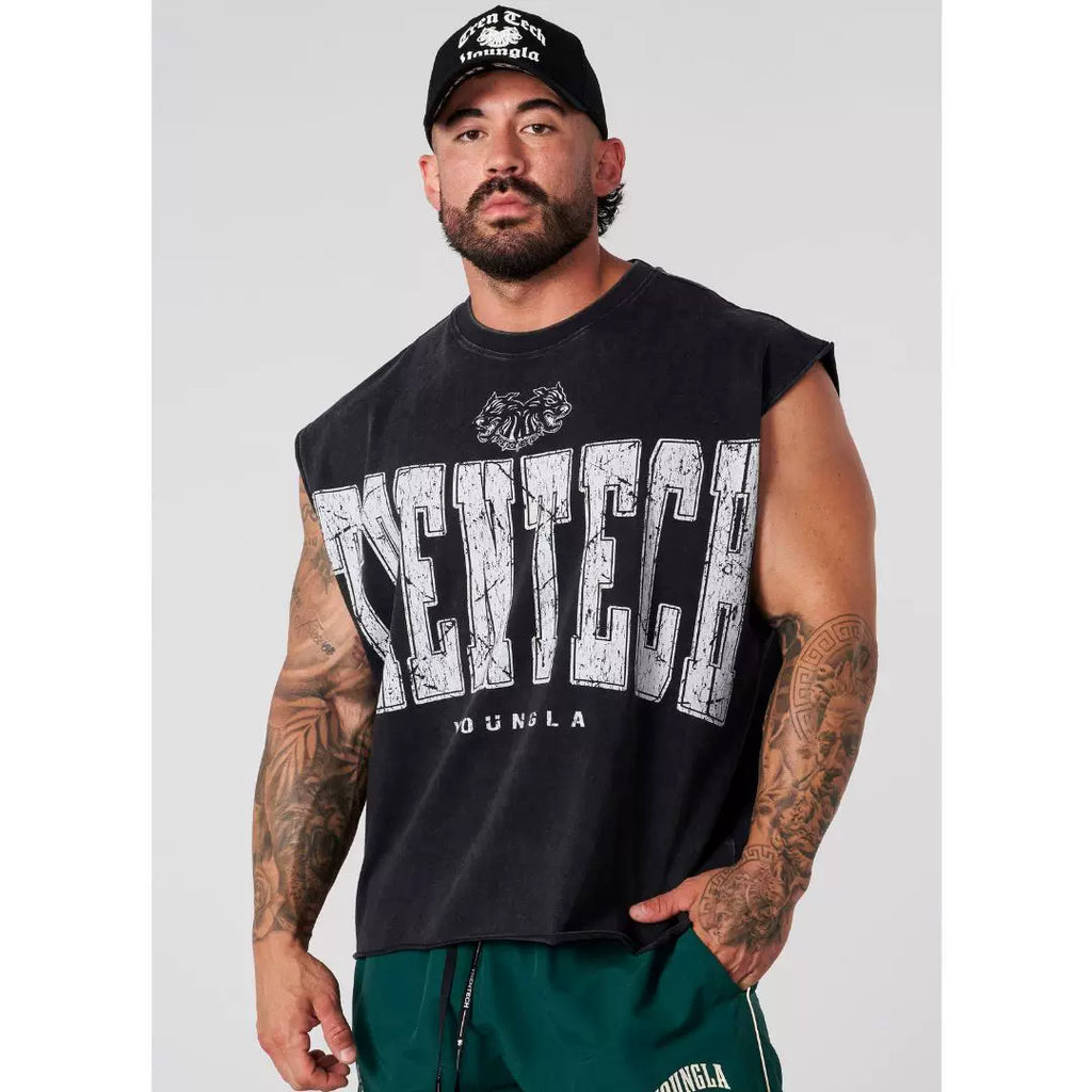 YOONGLA American Summer New Men's Tank Top Jogger Fitness Fitness Sleeveless T-shirt Tank Top