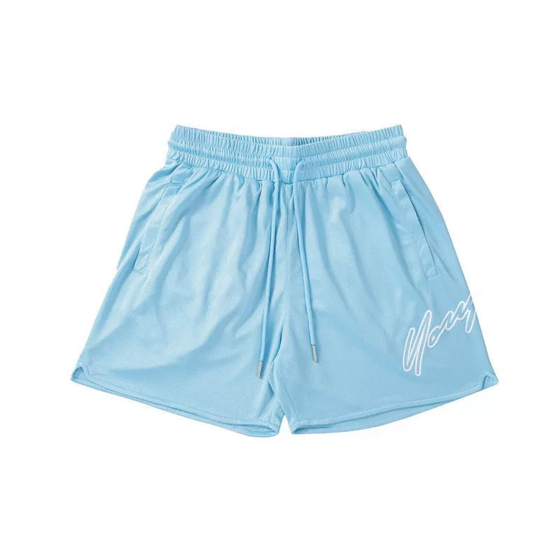 YONGLA men's shorts for summer sports and leisure, quick drying breathable beach pants, basketball training vest, camisole