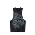 YOONGLA American style new men's I-shaped vest for sports, fitness, hurdles, sleeveless cotton, loose running, and shoulder