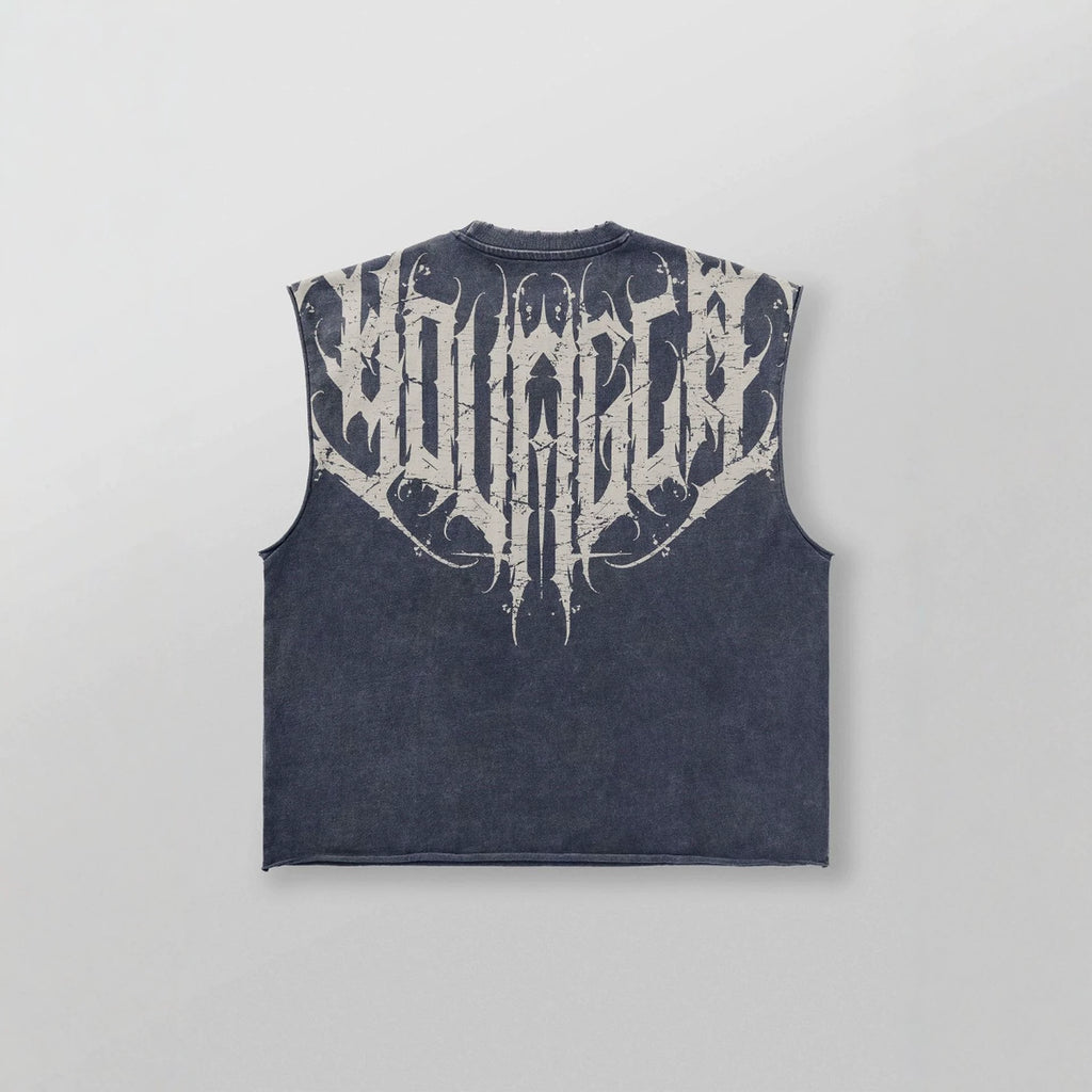 YOUNG LA American Trendy Brand Men's Tank Top Summer New Slow Running Sports Fitness Tank Top Fashion Leisure Sleeveless T-shirt