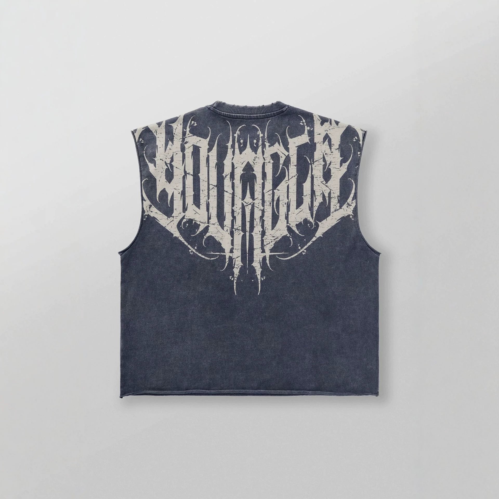 YOUNG LA American Trendy Brand Men's Tank Top Summer New Slow Running Sports Fitness Tank Top Fashion Leisure Sleeveless T-shirt