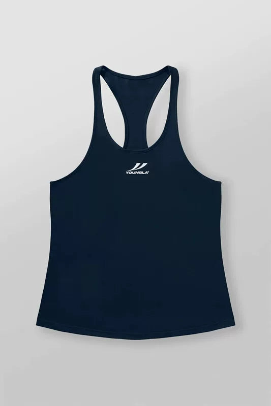 YOONGLA Summer Men's Fitness Shirt Sleeveless Tank Top Quick drying Stretch Sports Training Running High stretch Top