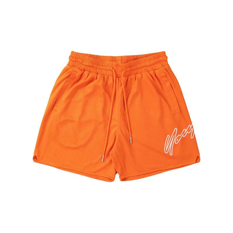 YONGLA men's shorts for summer sports and leisure, quick drying breathable beach pants, basketball training vest, camisole
