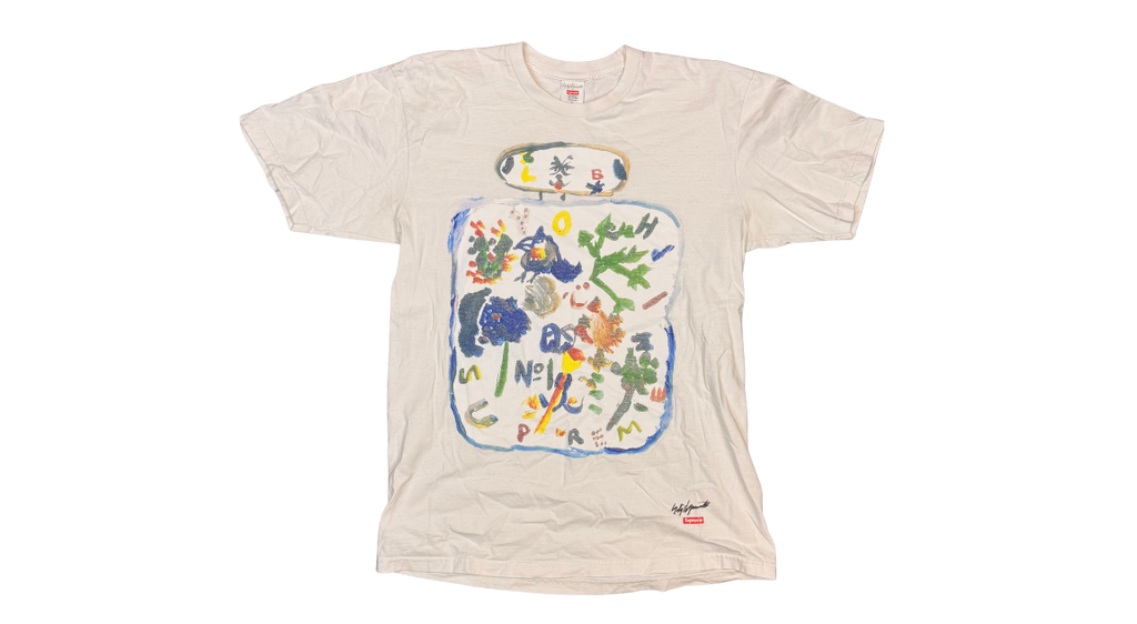 Supreme Yohji Yamamoto Paint Tee White (FW22) (P)