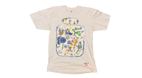 Supreme Yohji Yamamoto Paint Tee White (FW22) (P)
