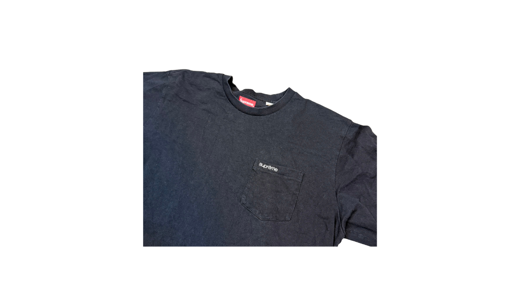 Supreme S/S Pocket Tee Black (FW24) (P)