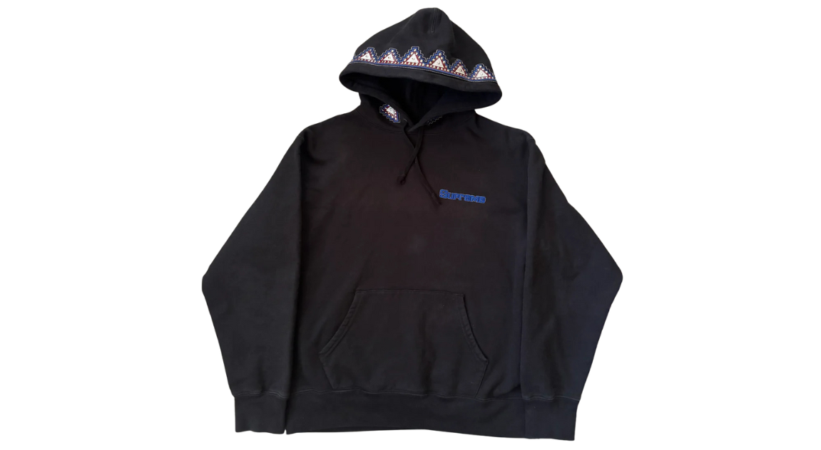 Supreme Pharaoh Studded Hoodie Black (P)