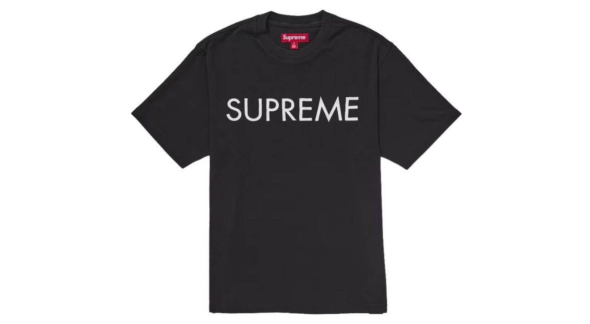 Supreme Capital S/S Tee Black (P)