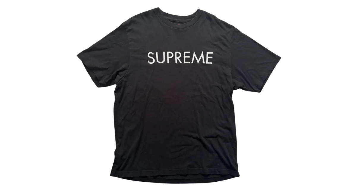 Supreme Capital S/S Tee Black (P)