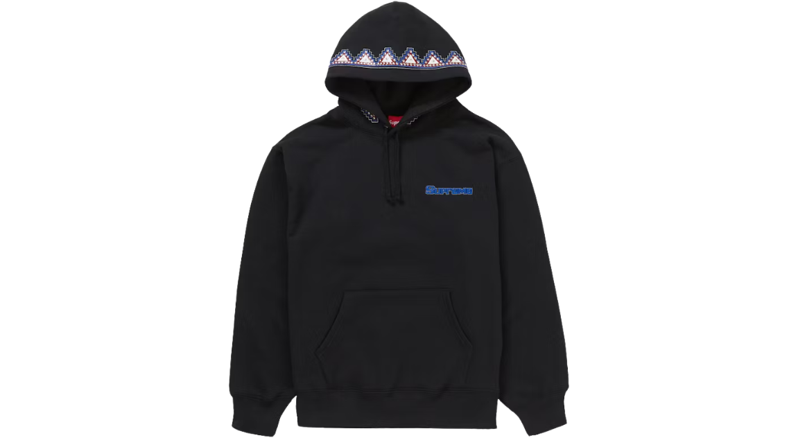 Supreme Pharaoh Studded Hoodie Black (P)