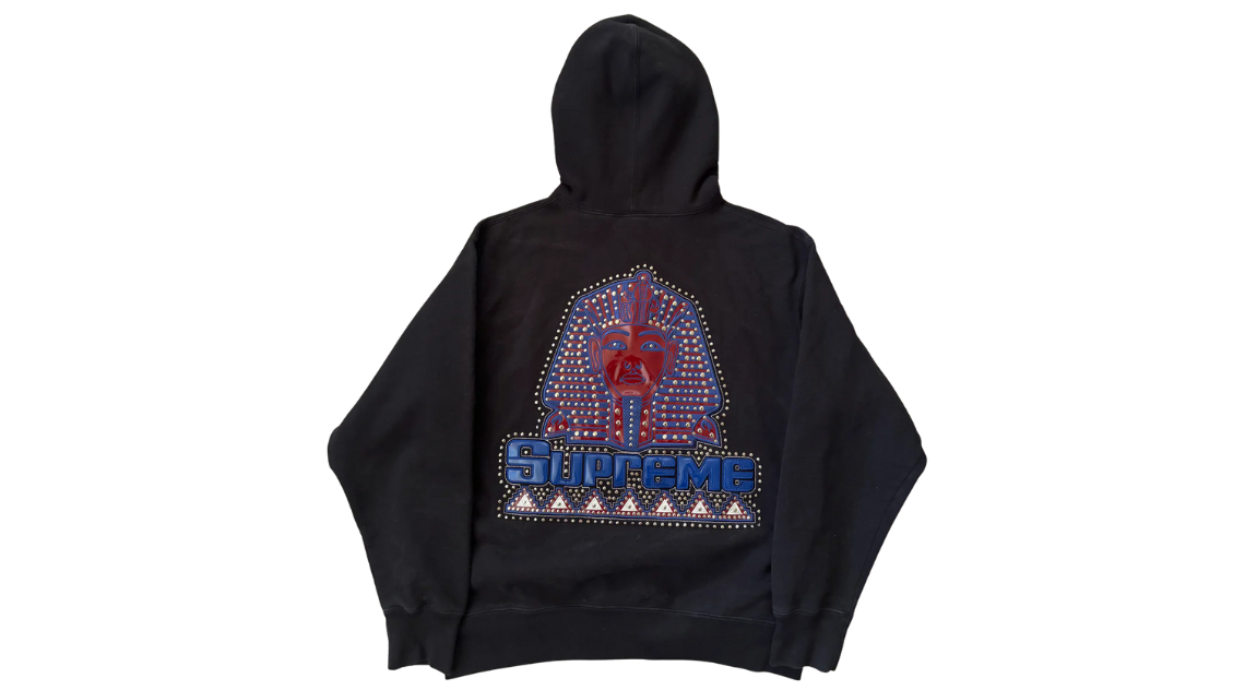 Supreme Pharaoh Studded Hoodie Black (P)