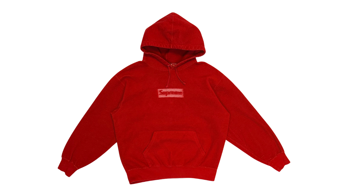 Supreme Inside Out Vox Logo Hooded Sweatshirt Red (P)