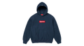 Supreme Box Logo Hoodie Navy (FW24) (P)
