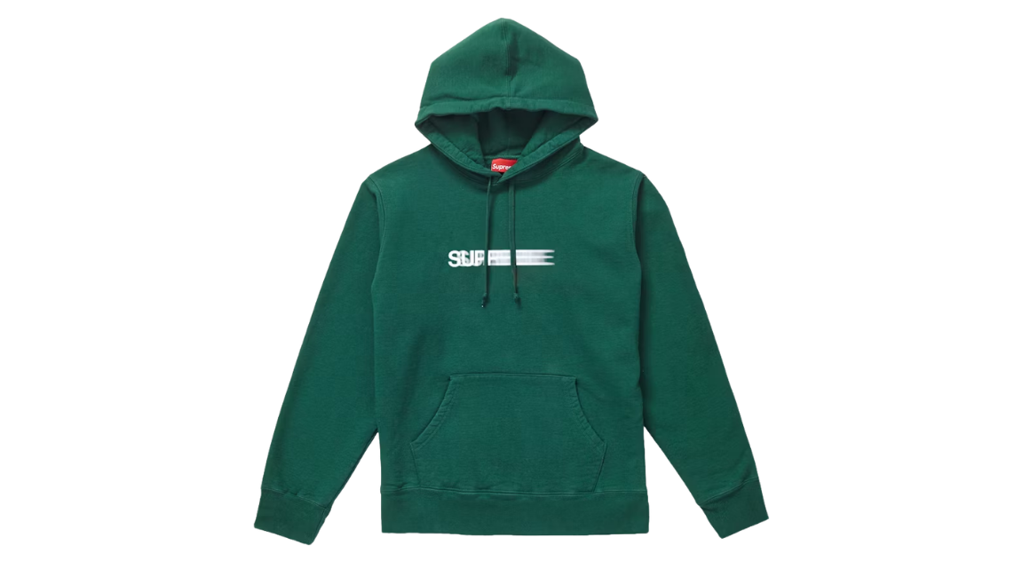 Supreme Motion Logo Hoodie Green (SS20)