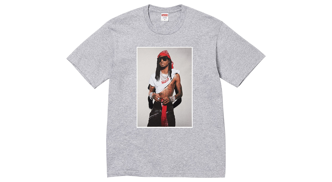 Supreme Playboi Carti Tee Grey