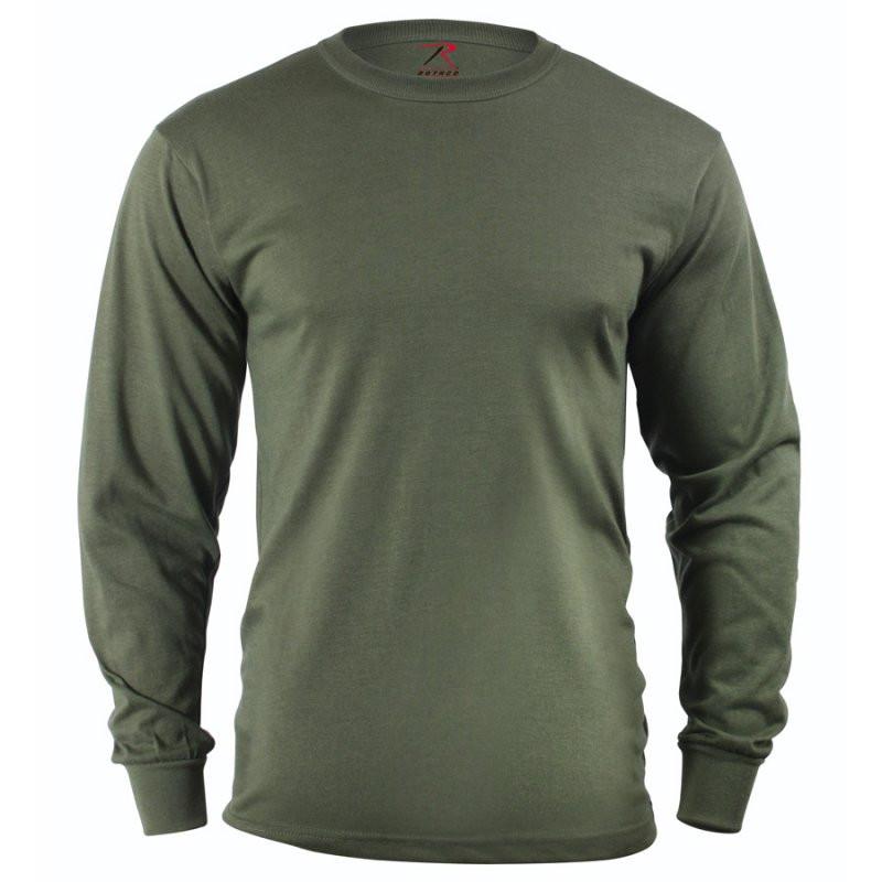 Rothco Tactical Long Sleeve T-Shirt (OD Green)