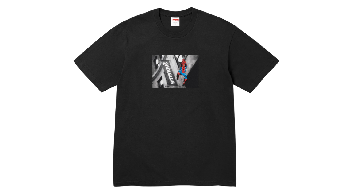 Supreme Spider-Man Tee Black