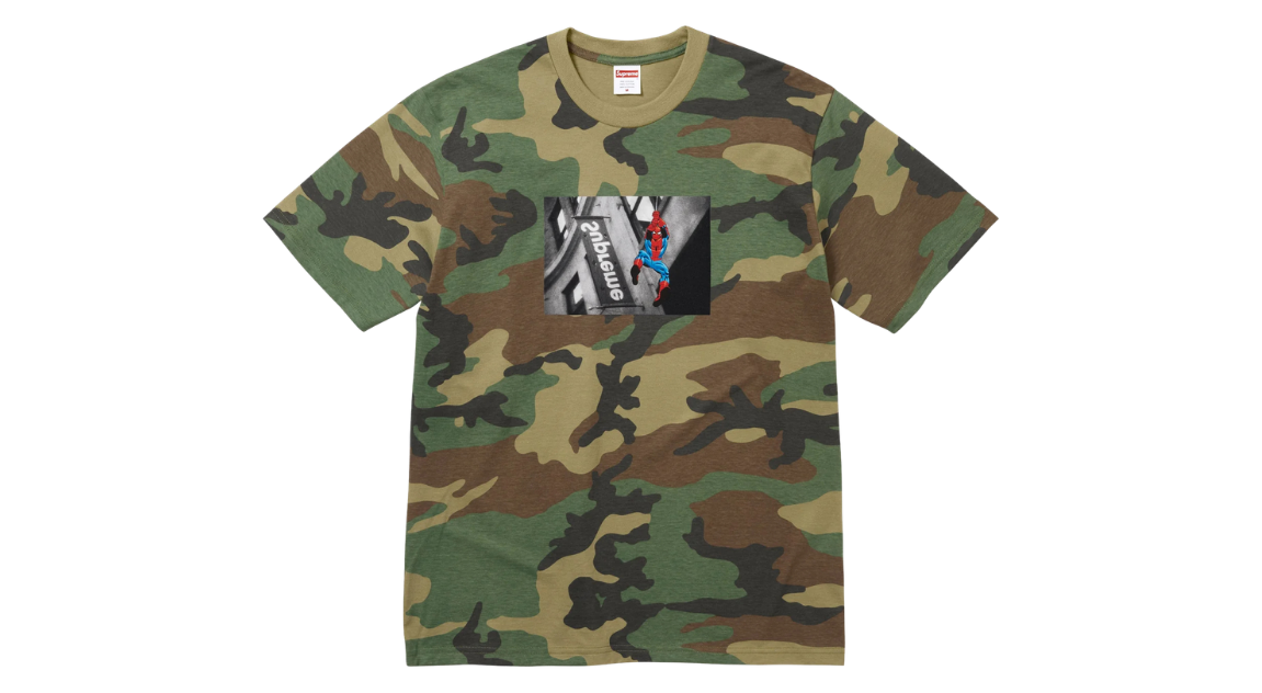 Supreme Spider-Man Tee Camo
