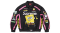 Supreme x SpongeBob SquarePants Jeff Hamilton Racing Jacket Black