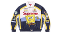 Supreme x SpongeBob SquarePants Jeff Hamilton Racing Jacket White