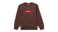 Supreme Box Logo Crewneck Brown (FW22)