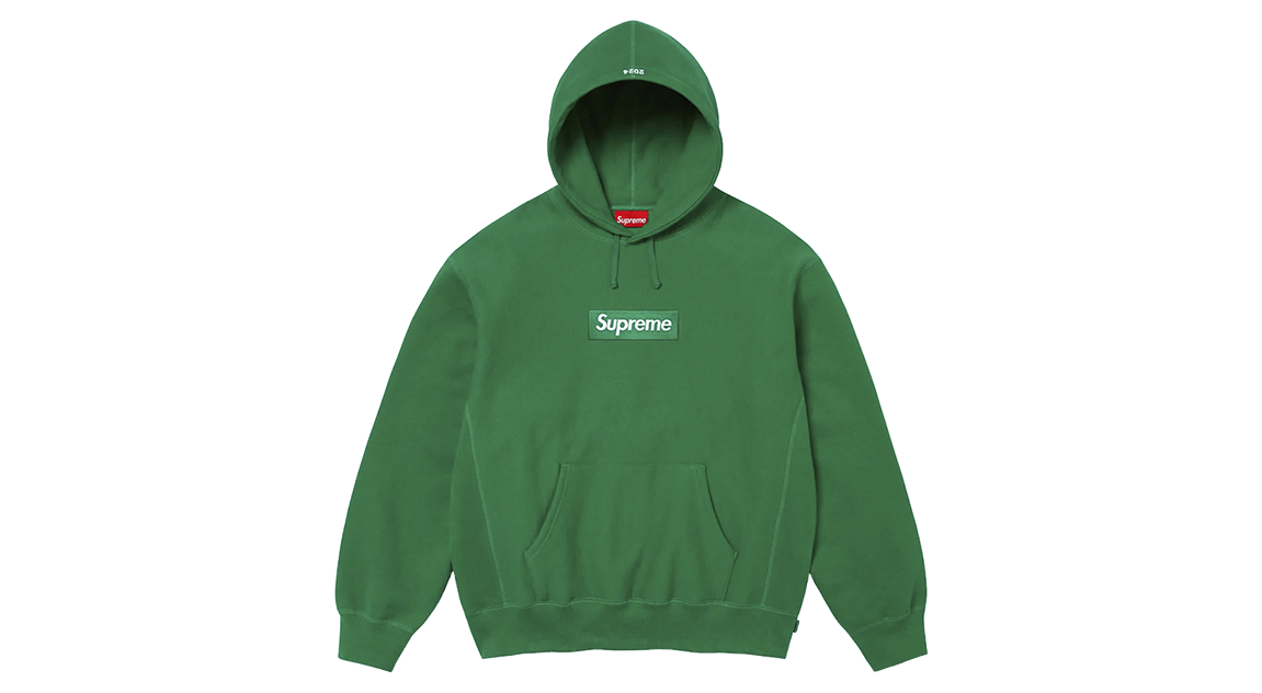 Supreme Box Logo Hoodie Green (FW24)