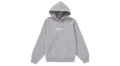 Supreme Box Logo Hoodie Heather Grey (FW24)