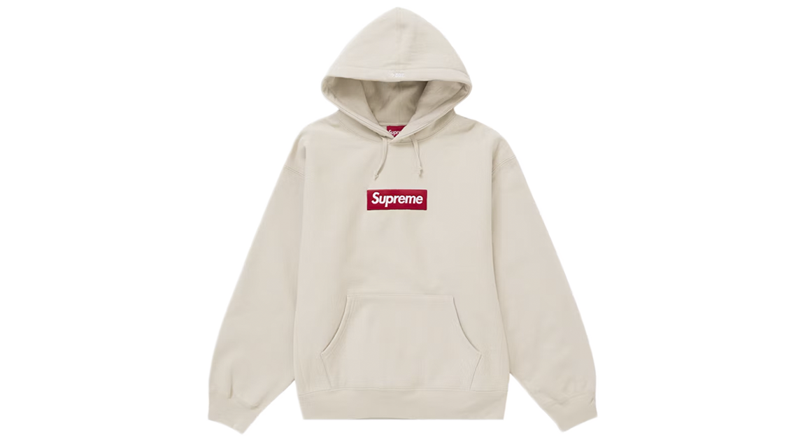 Supreme Box Logo Hoodie Stone (FW24)