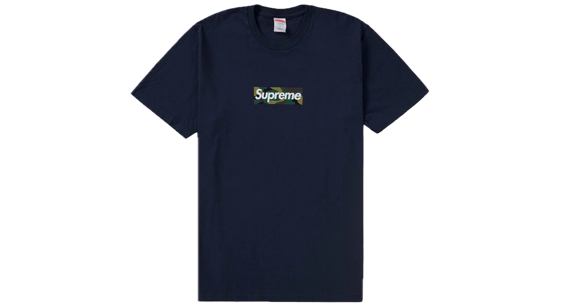 Supreme Box Logo Tee Navy (FW23)