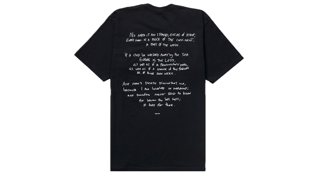 Supreme x Corteiz Rules The World Tee Black
