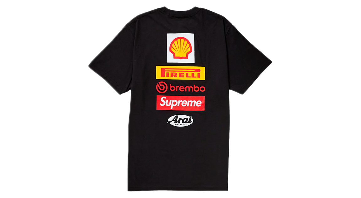 Supreme Ducati Logo Tee Black