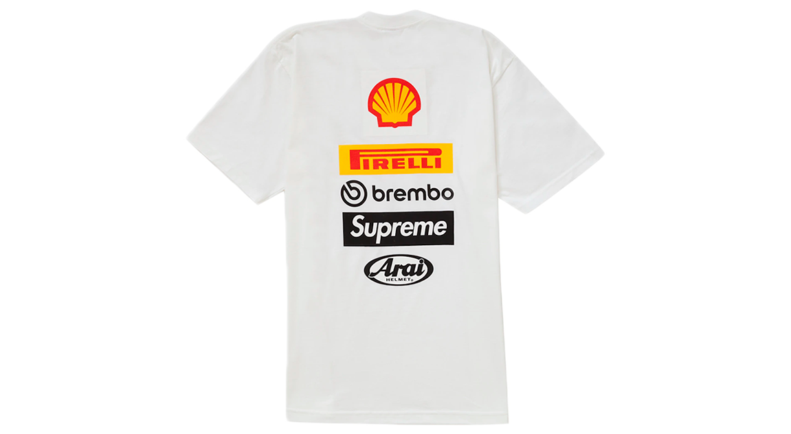Supreme Ducati Logo Tee White