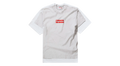 Supreme x MM6 Maison Margiela Box Logo Tee White