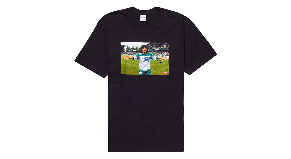 Supreme Maradona Tee Black