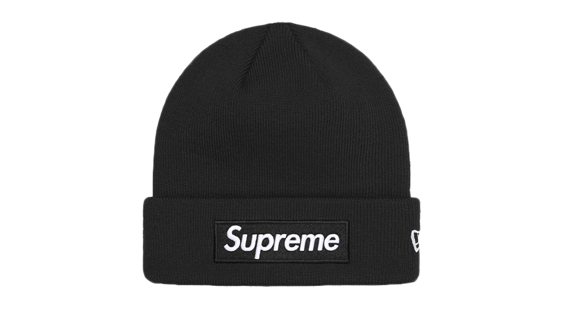 Supreme New Era Box Logo Beanie 'Black' (FW24)
