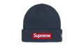 Supreme New Era Box Logo Beanie 'Navy' (FW24)