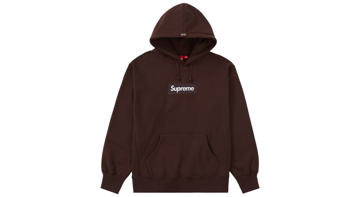 Supreme Box Logo Hoodie Dark Brown (FW21)