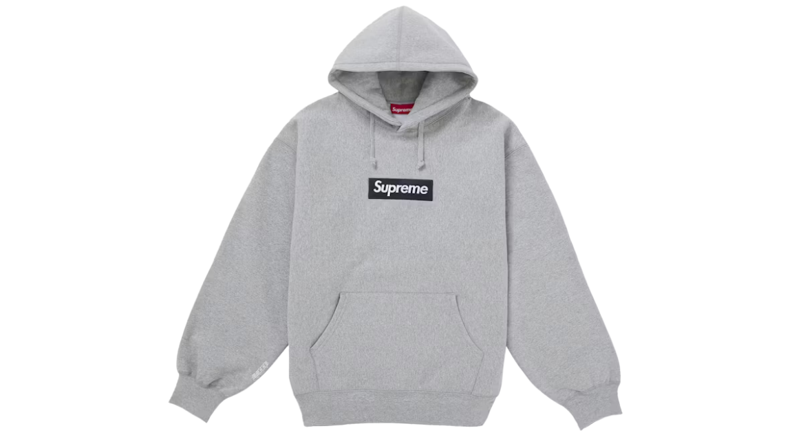 Supreme Box Logo Hoodie Grey (FW25)