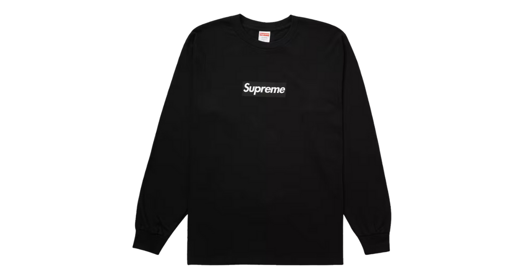 Supreme Box Logo Long Sleeve Tee Black (P)