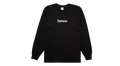 Supreme Box Logo Long Sleeve Tee Black (P)