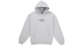 Supreme Classic Logo Los Angeles Shop Hoodie Heather Grey