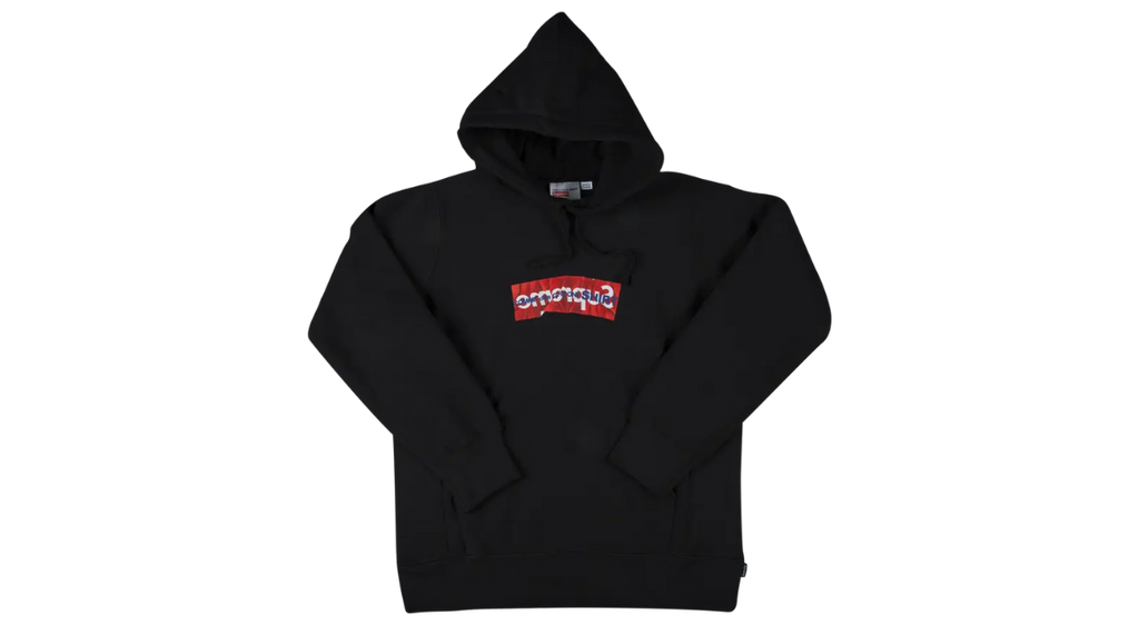 Supreme Comme Des Garcons Box Logo Hoodie Black (P)