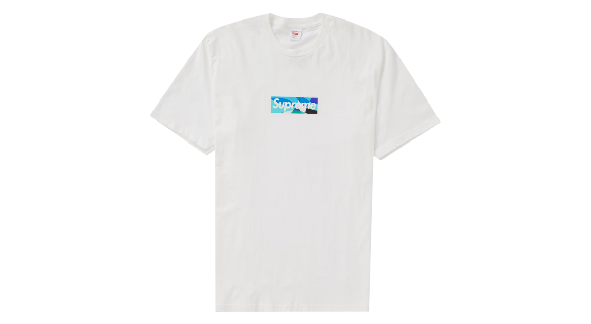 Supreme Emilio Pucci Box Logo Tee White/Blue