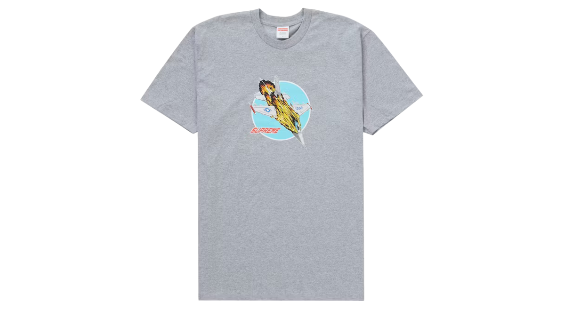 Supreme Jet Tee Heather Grey