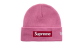 Supreme New Era Box Logo Beanie Magenta Pink (FW25)