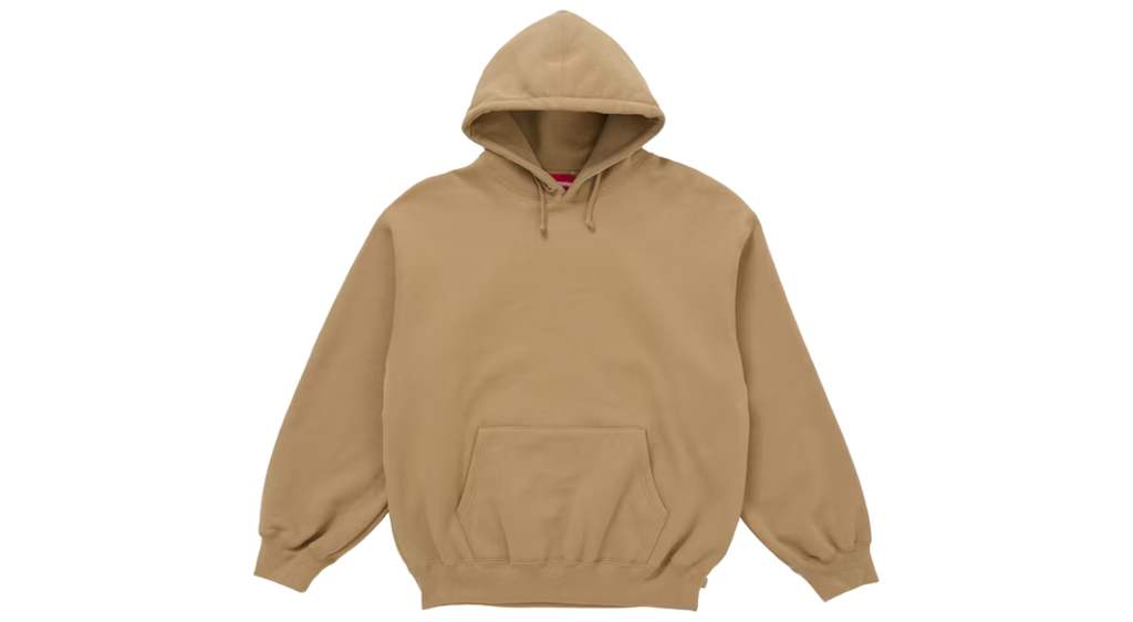 Supreme Satin Applique Hoodie Brown (FW25)