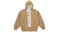 Supreme Satin Applique Hoodie Brown (FW25)