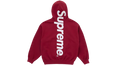Supreme Satin Applique Hoodie Red (FW25)